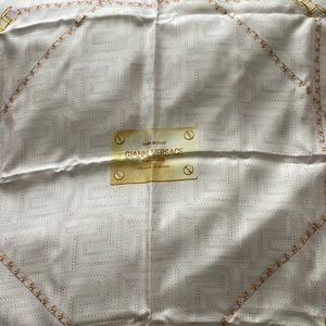 Versace Pink Silk Scarf